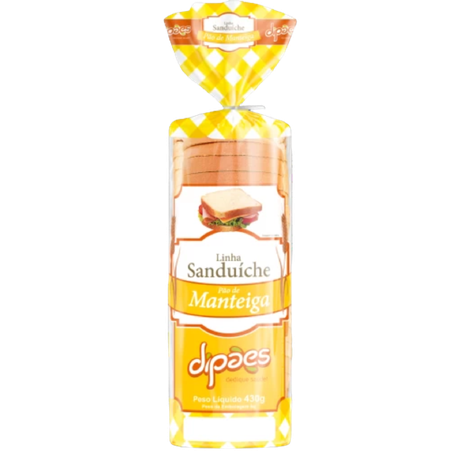 Pão de manteiga dipaes 430g