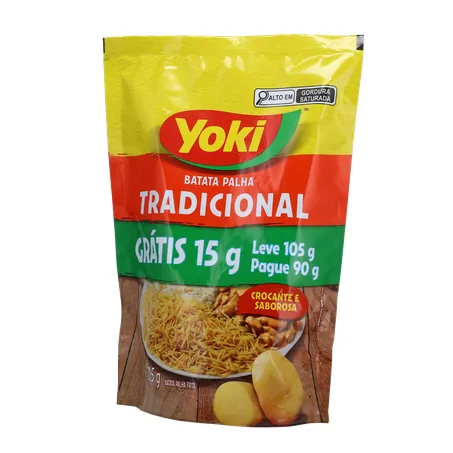 Batata Palha Yoki Tradicional Sachê 105gr 360-1
