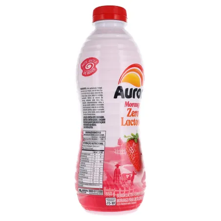 Bebida Láctea Aurora S/Lactose Morango 850g 360-31