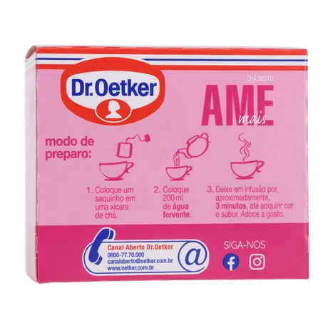 CHÁ DR. OETKER AME MAIS C/10 UNIDADES 360-17