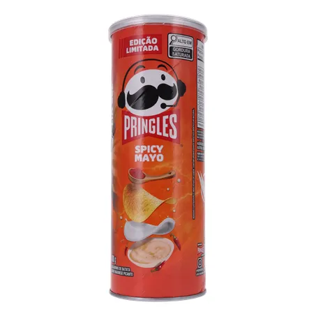 SALGADINHO DE BATATA PRINGLES SPICY MAYO MAIONESE PICANTE EDIÇÃO LIMITADA 100G 360-1