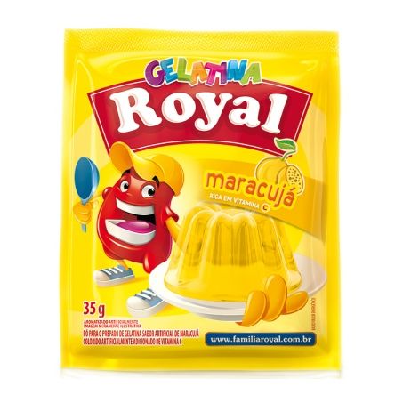 Po P/ Gelatina Royal 25g Maracuja