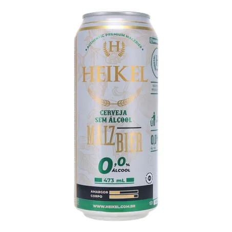 Cerv heikel malzbier s/alcool latao 473ml 360-18