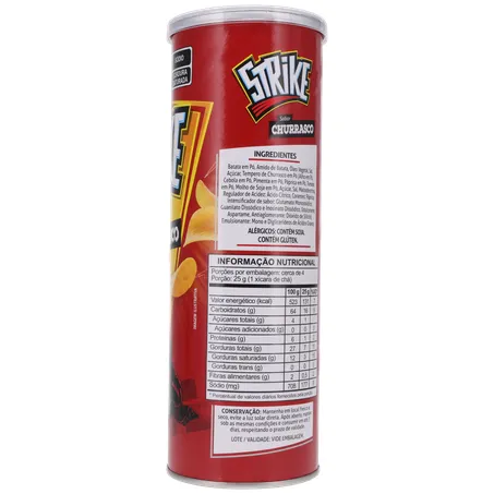 SALGADINHO BATATA STRIKE CHURRASCO POTE 90G 360-11