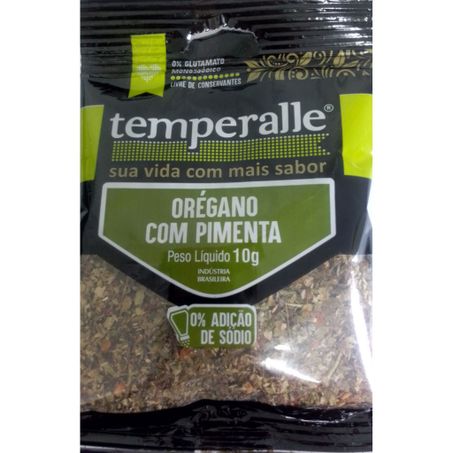 TEMPERO TEMPERALLE OREGANO C/PIMENTA 10G (098787)