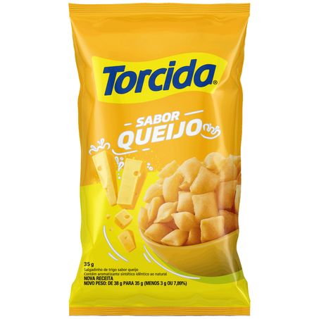 SALGADINHO TORCIDA SABOR QUEIJO 35G