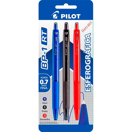 Caneta Esferográfica Pilot Com 3 Cores