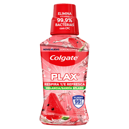 Enxaguante Colgate Plax 250ml Melancia