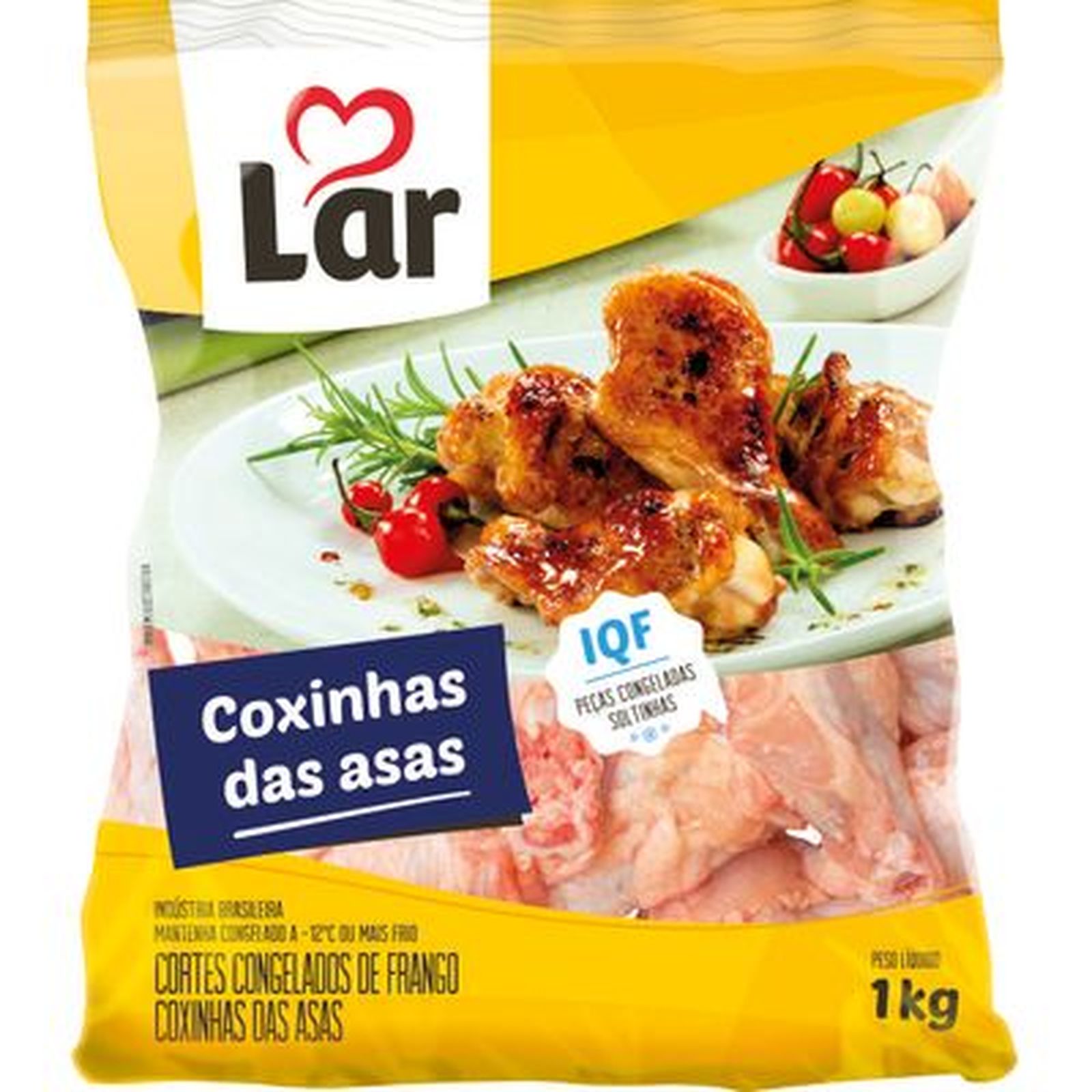Coxinha da Asa Lar 1kg - Congelada - Iqf | Condor