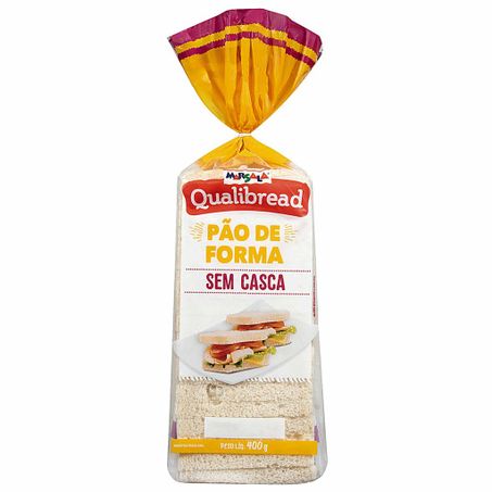 Pão De Forma Qualibread Sem Casca 400g