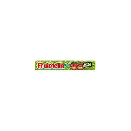 Bala Fruit-Tella Mastigável Ácida Morango 40g 
 