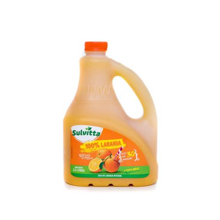 Suco integral laranja sulvita 2.5l