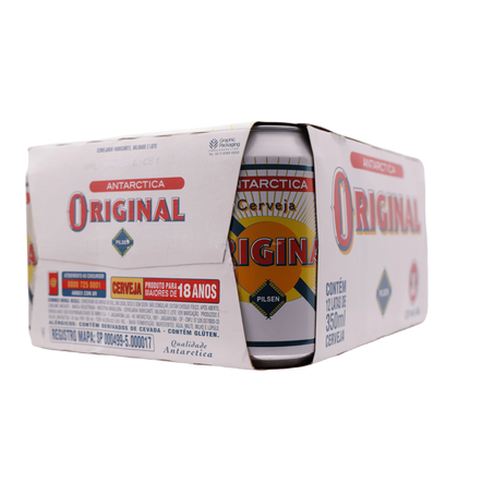 Cerveja antarctica original pilsen 350ml caixa com 12un 360-50