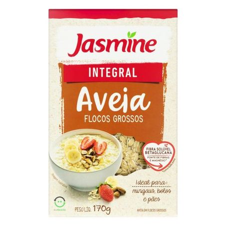 Aveia integral flocos grossos jasmine 170g