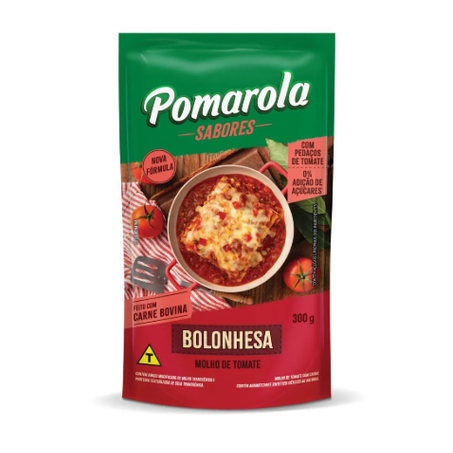 Molho de Tomate Pomarola Parmegiana Sachê 300G