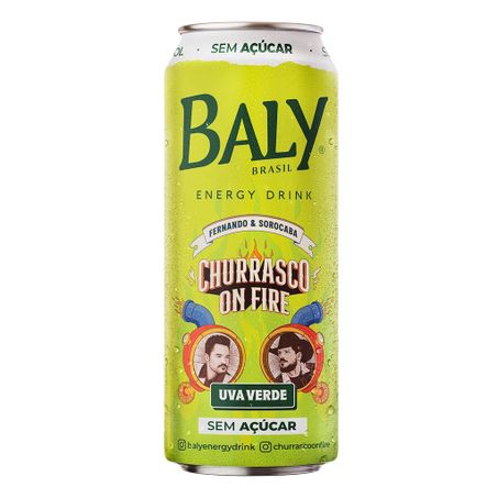 Energetico baly 473ml uva verde zero açucar