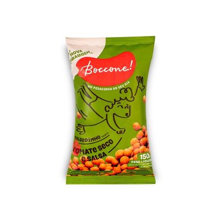 SALGADINHO BOCCONE TRIGO 150G TOM. SECO E SALSA 