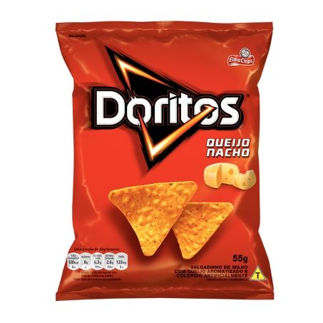 ELMA CHIPS DORITOS QUEIJO NACHO 55 G              