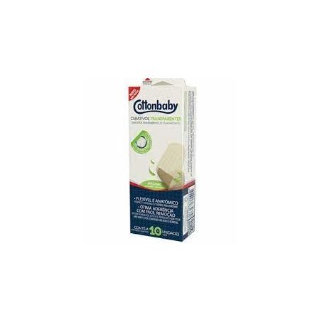 FARM CURATIVO COTTONBABY TRANSPARENTE 10UN