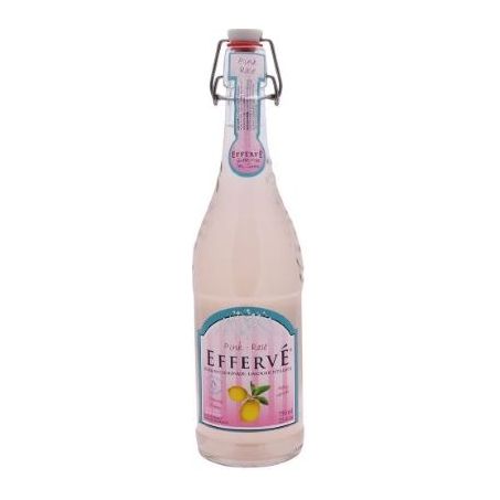 Agua com gás limonada rosa efferve 750ml