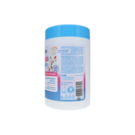 Creme de Tratamento + Creme de Pentear Vinilady Hidratação Micelar Pote 900gr 360-9