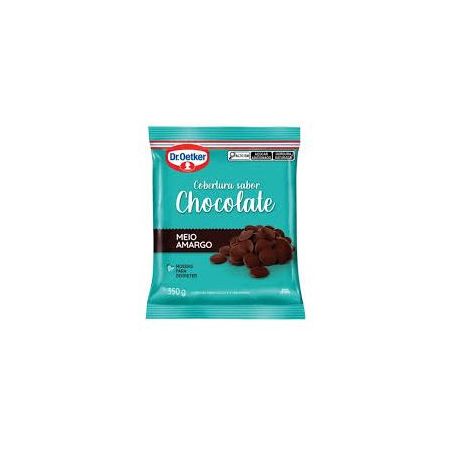 Cobertura chocolate dr.oetker moedas meio amargo 350g