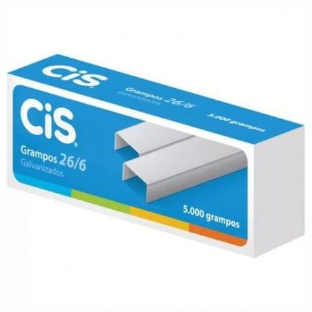 Grampo P/Grampeador Cis 26/6 Ref 1005nx C/5000
