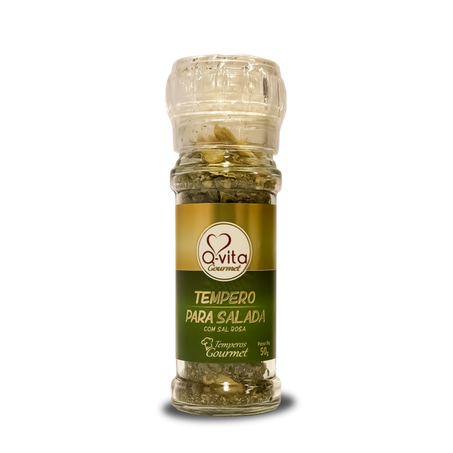 Temp Q-Vita 50g Moedor Salada C/Sal Rosa