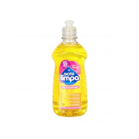 Detergente louça gota limpa conc. neutro 511gr