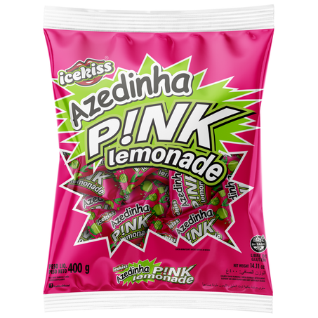 Bala 400g icekiss pink lemonade