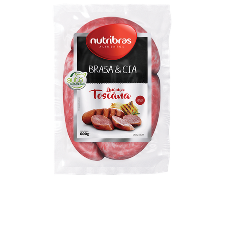 LINGUICA NUTRIBRAS TOSCANA 600G