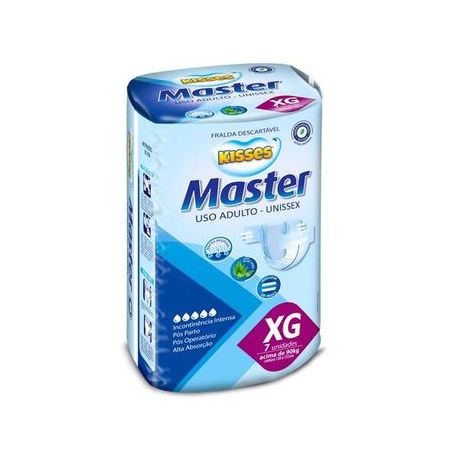FRALDA GERIAT KISSES XG 7UN 