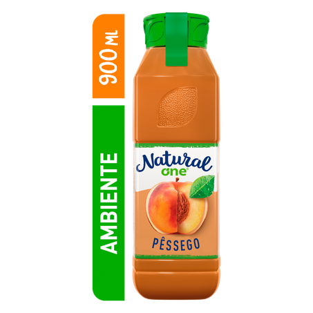 Suco Misto de Pêssego, Maçã e Laranja sem Adição de Açúcar Natural One Ambiente Garrafa 900ml