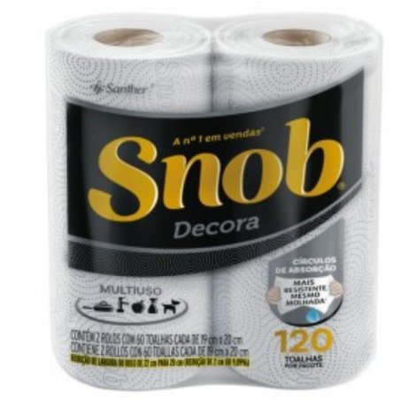 TOALHA DE PAPEL SNOB BRANCO 120F
