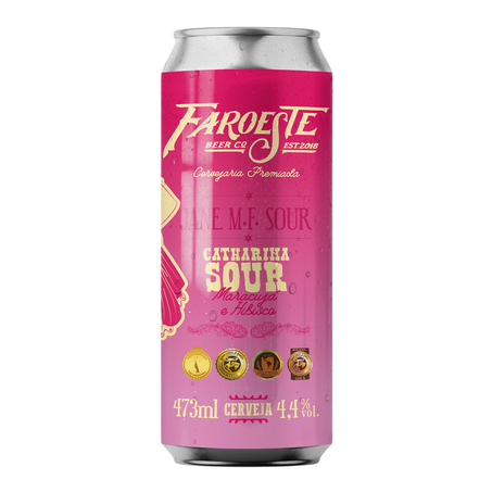 Cerveja faroeste cath maracuja 473ml