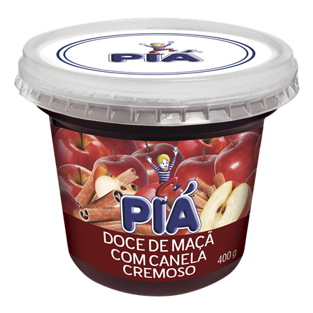 DOCE DE FRUTA PIÁ MAÇÃ COM CANELA 400G