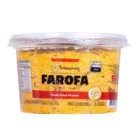 FAROFA SOBRADINHO GOURMET SABOR PICANHA 500G 360-1