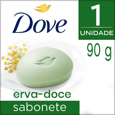 Sabonete em Barra Dove Erva-doce 90g