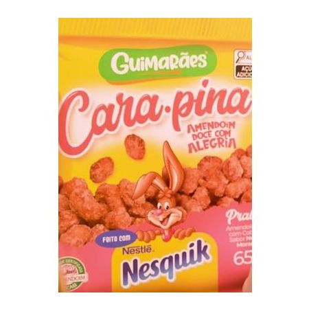 AMENDOIM DOCE CARA-PINA NESQUIK GUIMARAES 65G (105598)