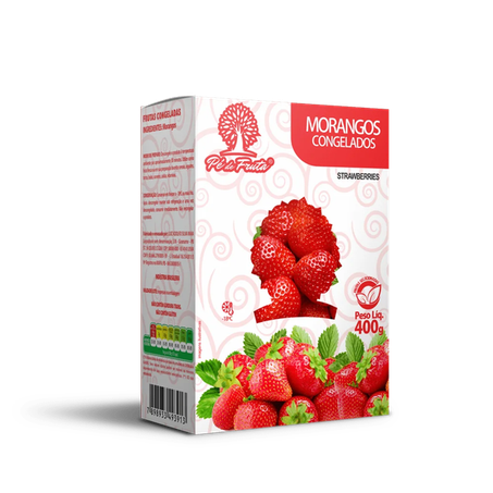 Pé De Fruta Morango 400G Congelado