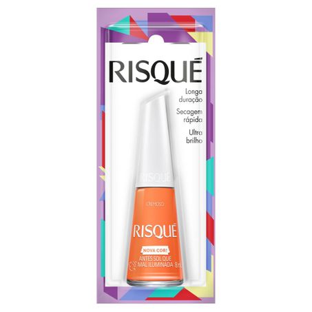 ESMALTE RISQUE 8ML ANTES SOL QUE MAL ILU