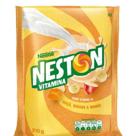  Bebida Neston Vitamina Maçã, Banana e Mamão 210gr