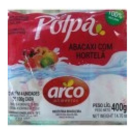 Polpa fruta arco morango 400g