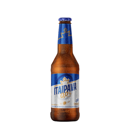Cerveja itaipava 350ml 0,0 alcool long neck