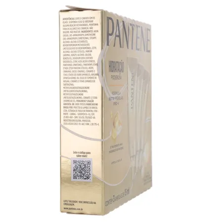 Ampola de Tratamento Pantene Hidro Cauterização com 3 Unidades 15Ml 360-29