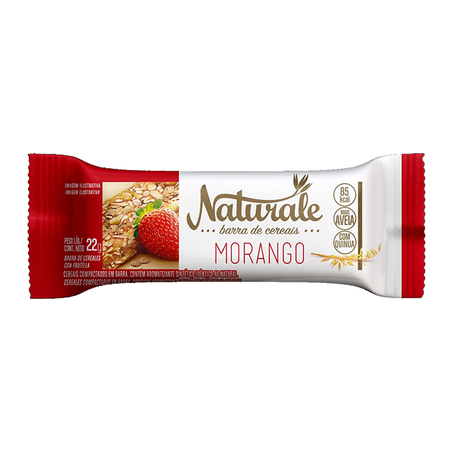 Barra de Cereal Morango 22g - Naturale