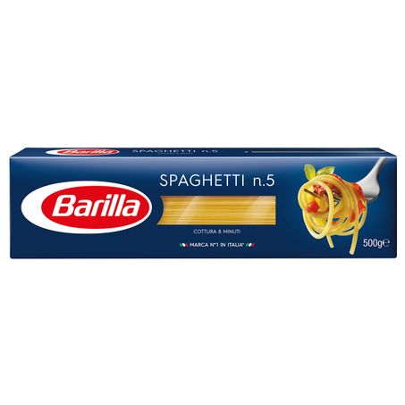 Massa barilla grano duro spaghetti n.5 500g