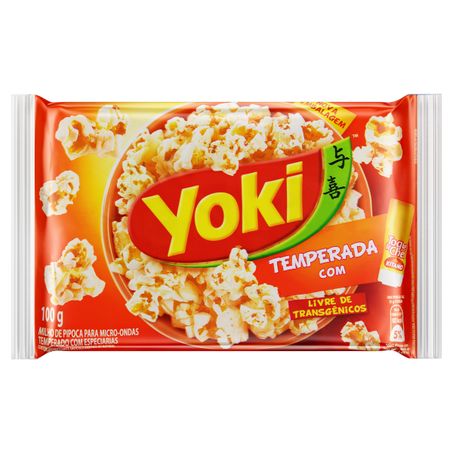 PIPOCA PARA MICRO-ONDAS TEMPERADA COM TOQUE DE CHEF YOKI