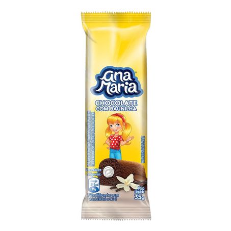 Bolinho Ana Maria Chocolate e Baunilha 35g 
 