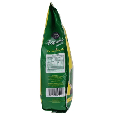 Erva mate espuma verde suave 1kg 360-10